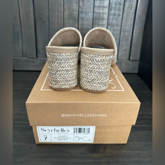 Seychelles Tapia Raffia Sandal Sz 7 - Picture 7 of 8